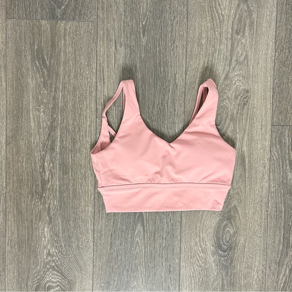 BuffBunny Monarch Sports Bra Pink Salt Size XS Activewear Crop Gym Workout - Picture 3 of 7